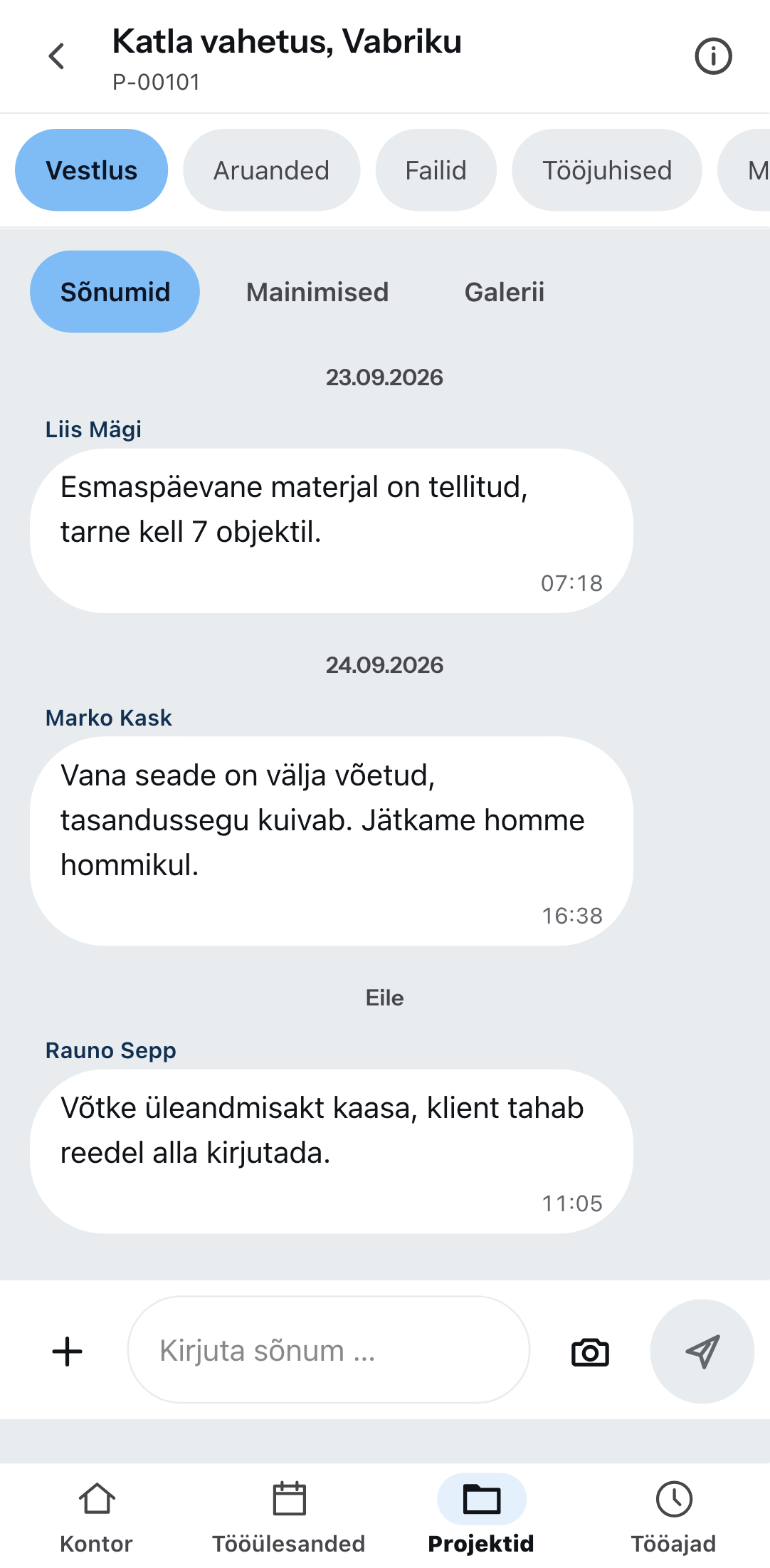 Projekt telefonis