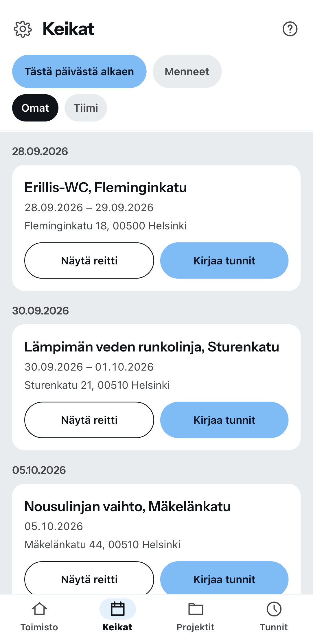 Varaukset puhelimessa