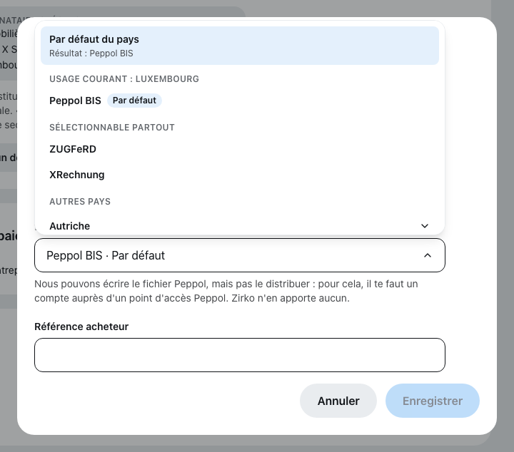 Le choix du format ouvert sur un client