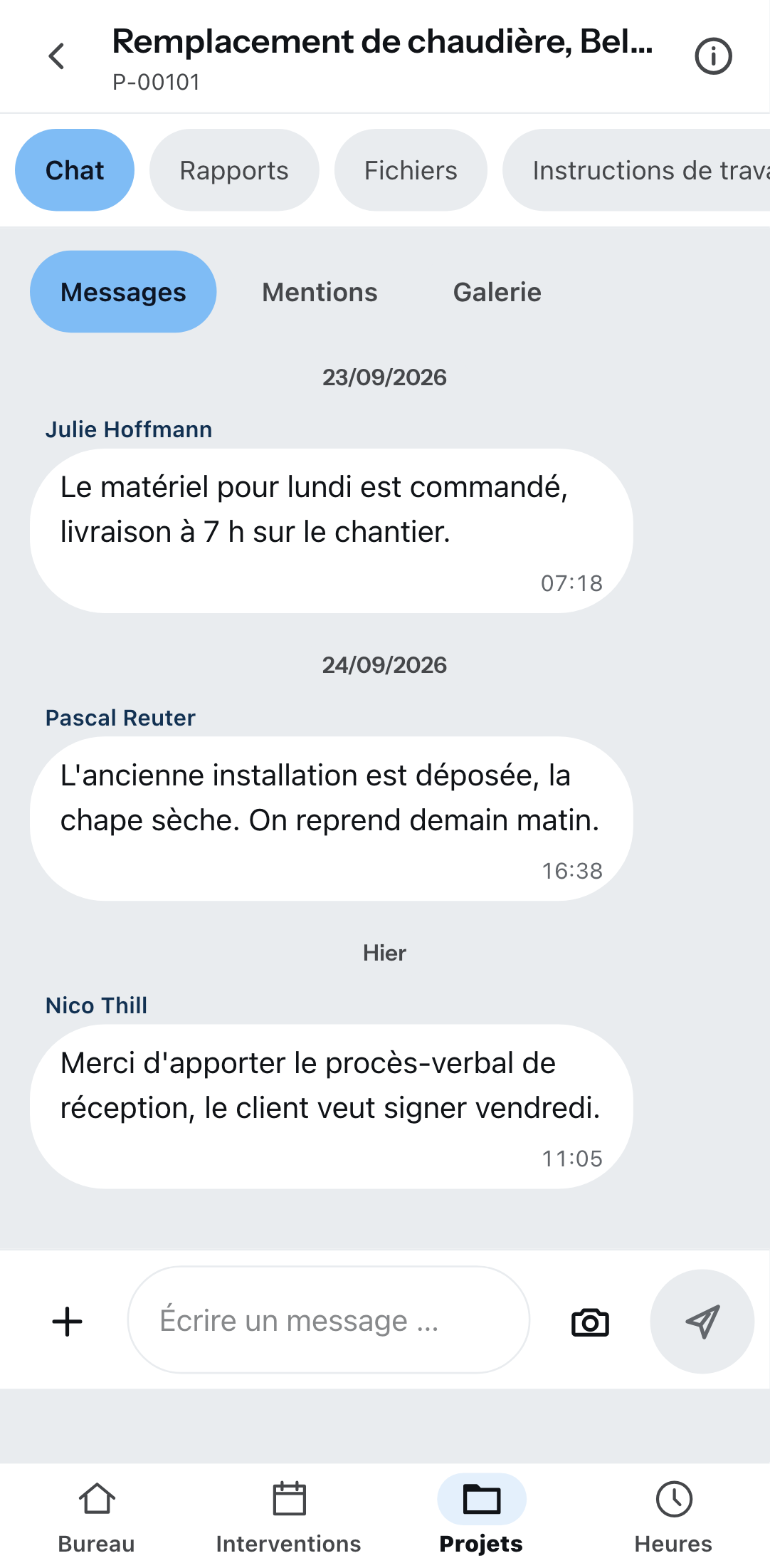 Un projet sur le téléphone
